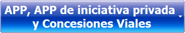 APP, APP de iniciativa privada
 y Concesiones Viales